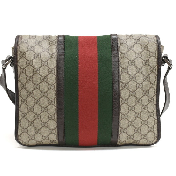 Gucci Shoulder Bag Sherry Line GG Supreme Beige - Picture 3 of 9